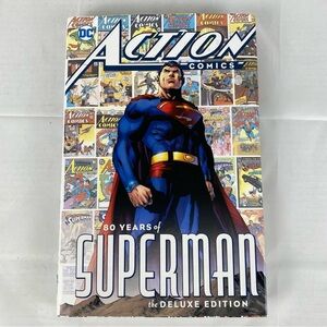 DC Action Comics 80 Years of Superman Deluxe Edition Hardcover Book